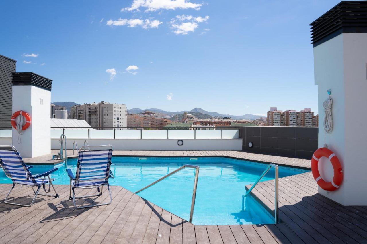 Central Premium Pool Terrace New マラガ エクステリア 写真
