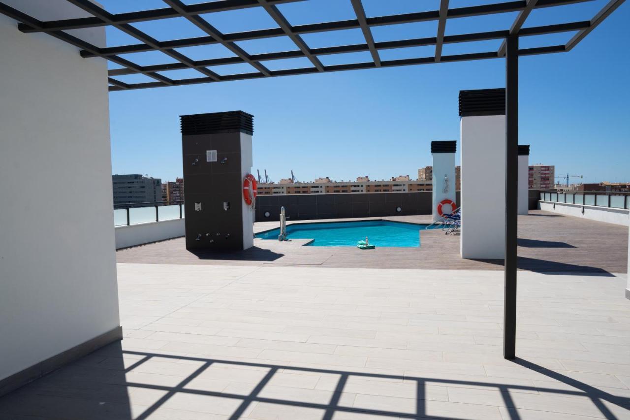Central Premium Pool Terrace New マラガ エクステリア 写真